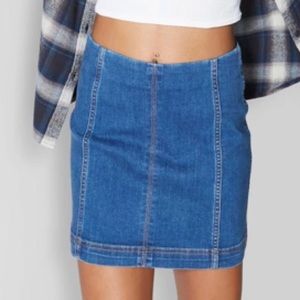 Wild Fable blue mini skirt